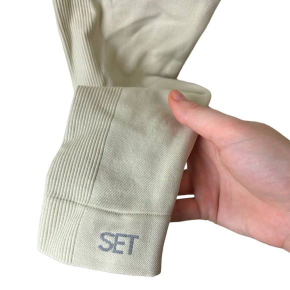 Set Active High Rise‎ Sculptflex Legging Pants Oatmeal Size Small - Picture 5 of 7